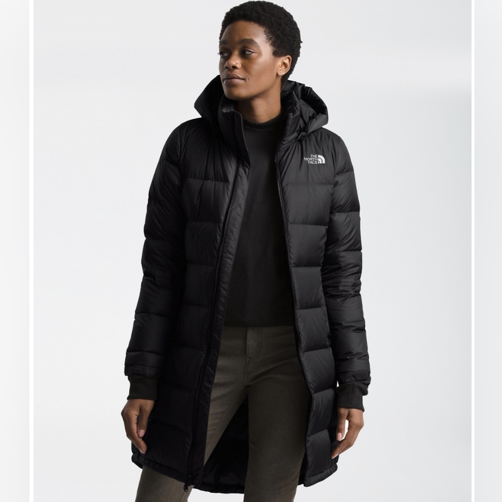 North face Down Metropolis 550 long jacket XL Black